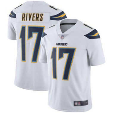 Los Angeles Chargers NFL Football Philip Rivers White Jersey Men Limited  #17 Road Vapor Untouchable